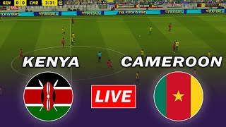 🔴Kenya vs Cameroon  Africa Cup of Nations Qualifying Match Live [upl. by Aniluap]