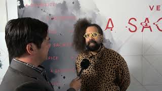 Reggie Watts Carpet Interview at Los Angeles Premiere of A Sacrifice [upl. by Magen]