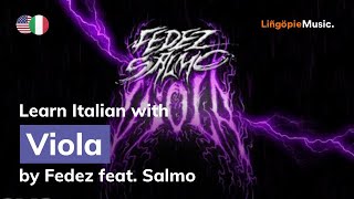 Fedez feat Salmo  Viola Lyrics  Testo English amp Italian [upl. by Narcissus]