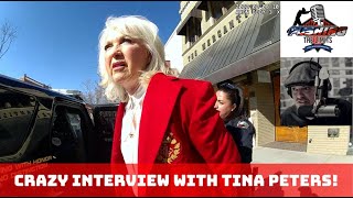 FULL INTERVIEW Crazy interview with Tina Peters before getting arrested [upl. by Ykcor626]