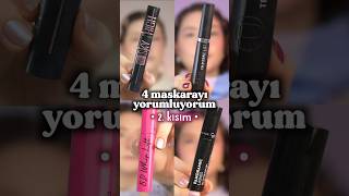 Çok önerilen maskaraları deniyorum  Maybelline L’Oréal Revolution Golden Rose [upl. by Ailicec]