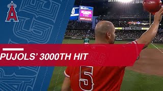 Albert Pujols joins the 3000hit club [upl. by Eicak]