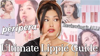 Reviewing EVERY Peripera Lip Product  The Ultimate Guide amp Comparison  Whats the BEST [upl. by Cynde]