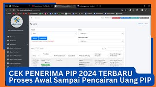 CARA CEK PENERIMA PIP 2024  PENJELASAN LENGKAP CEK PENERIMA PIP SAMPAI PROSES PENCAIRAN PIP [upl. by Niala829]