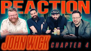 John Wick Chapter 4  MOVIE REACTION [upl. by Ailedamla]