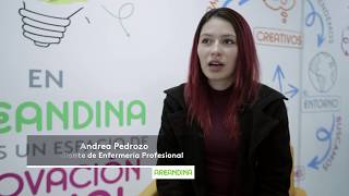 ¡Areandina cambia tu vida  Programa de Becas  Andrea Pedrozo [upl. by Volpe]