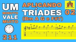 TRÍADES como 2º Violão em Bm Violão Para Todos [upl. by Aiyotal]