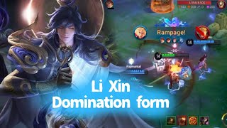 Chill gaming with Li Xin Domination form  Heaven and Hell Legend skin  Honor of Kings [upl. by Milon]