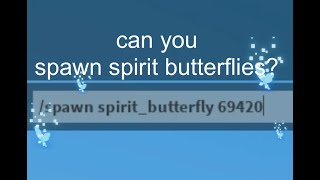 can you spawn spirit butterflies roblox bedwars [upl. by Needan677]