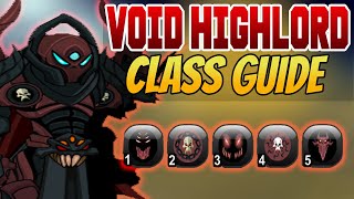 AQW VOID HIGHLORD CLASS GUIDE THE ONLY VOID HIGH LORD GUIDE YOU NEEDEnhancements Skill Combos [upl. by Elleyoj]