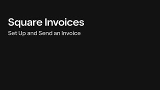 How to Create and Send an Invoice with Square [upl. by Nnaarual197]