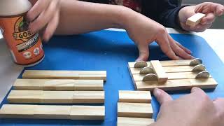 How to make a picnic bench with Jenga DIY FB obstacle [upl. by Maitund232]