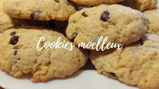 Ma recette de cookies moelleux aux pépites de chocolat noir [upl. by Acilejna]