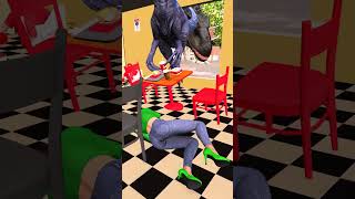 Dinosaur Break Window  Dinosaurs Attack Lady dinosaur jurassicworld dinosaurvideos [upl. by Kuth822]