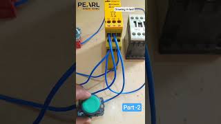 pilz pliz x7 emergency safety relay wiring part 2 [upl. by Animrelliug]