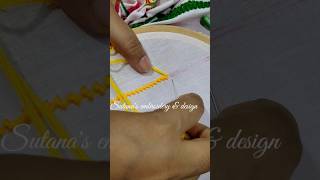 Most trending basic hand embroidery stitch shortvideo ytshorts shorts [upl. by Canter686]