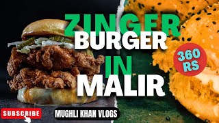 Zinger Burger 🍔  Cheapest Zinger Burger In Karachi  KFC Style Zinger Burger Recipe Burger [upl. by Maureene921]