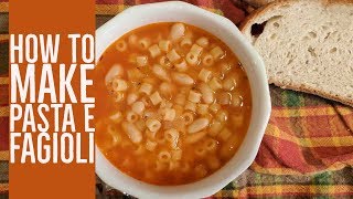 How to make Pasta Fagioli  Cara Di Falco  Caras Cucina [upl. by Kered286]