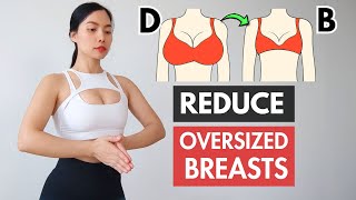 Effective workout to reduce breast sizes QUICK lose fat lift sagging firm up bustline [upl. by Artimid109]