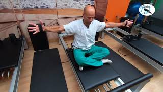 EJERCICIOS PARA DISCOPATIA DEGENERATIVA LUMBAR2 PILATES [upl. by Marcellus798]