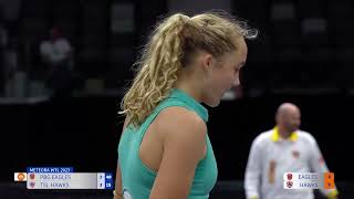 SOFIA KENINMIRRA ANDREEVA x IGA SWIATEKCAROLINE GARCIA  EAGLES v HAWKS [upl. by Siraj]