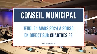 Conseil municipal de mars 2024 [upl. by Cele511]