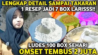 SEKALI BUAT LANGSUNG HABIS 1 RESEP JADI 7 BOX IDE JUALAN MAKANAN KEKINIAN OMSET 2 JUTA SEHARI [upl. by Acsehcnarf]