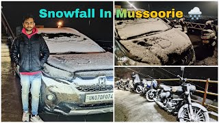 Snowfall 🌨️ In Mussoorie  Snowfall  Mussoorie [upl. by Erdeid458]