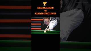 Snooker Ronnie OSullivan vs Reanne Evans in a SUPER MATCH shorts shortvideo short [upl. by Suilienroc903]