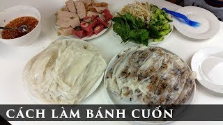 Bánh cuốn nồi hơi cách làm toan trinh [upl. by Vlad]