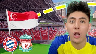 KABUR 1400 KM ke Singapore buat LIVERPOOL vs BAYERN MUNCHEN [upl. by Nazario517]