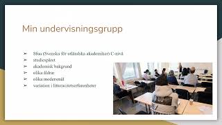 Muntlig redovisning  Grundläggande litteracitet [upl. by Ennayar]