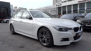 2017 BMW 330e iPerformance M Sport StartUp and Full Vehicle Tour [upl. by Inaffyt]