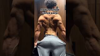 Grow your upper back like this🏋️‍♀️gym fitness workout motivation shorts trending 10M [upl. by Esnohpla]