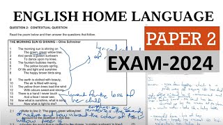 2024 PAPER 2 ENGLISH HOME LANGUAGE FINAL EXAMS 2024 GRADE 12 THUNDEREDUC [upl. by Kile]