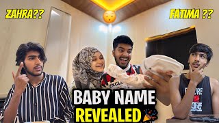 We REVEALED OUR BABY NAME MASHALLAH ❤️😍 [upl. by Atikahc391]