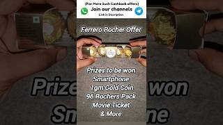 Ferraro Rocher Diwali Offer Win Smartphone Gold Coin Movie Tickets and more [upl. by Esorlatsyrc]