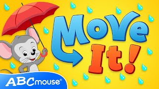 ☔ Splish Splash Dance in the Rain 🌧️  ABCmouse Move It 🕺  Dance amp Play Kids Brain Break 🧠💃 [upl. by Adikram]