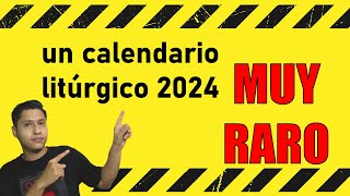 Calendario litúrgico CATÓLICO 2024 │Todos los CAMBIOS para que preparares tus ESQUEMAS DE CANTOS [upl. by Ariamat]