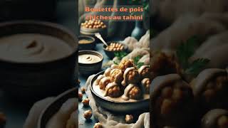 🌱 Savourez ces délicieuses boulettes de pois chiches au tahini  😍 recettevégétarienne [upl. by Tterag852]