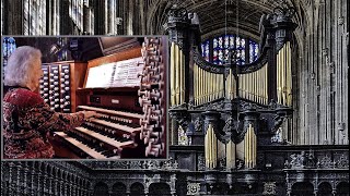 NEARER MY GOD TO THEE arr Diane Bish  Kings College Chapel Cambridge England [upl. by Ronald]