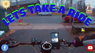 TAKING JOKESTER MY 110cc MOTORIZED BICYCLE ON A RIDE [upl. by Mourant520]