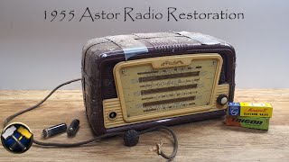 1955 Astor Radio Restoration [upl. by Tnecnivleahcim]