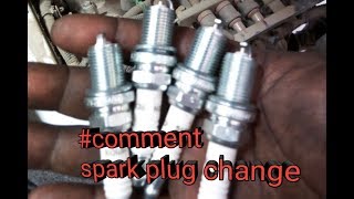 Maruti Suzuki Eeco spark plug change comment [upl. by Kra]