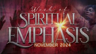 DAY2 WEEK OF SPIRITUAL EMPHASIS  NOVEMBER 07 2024  LIVING FAITH CHURCH GOSHEN [upl. by Lachish411]