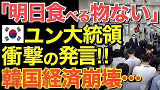 【海外の反応】明日食べる物もない…隣国経済崩壊で尹大統領が衝撃の発言！【にほんのチカラ】 [upl. by Hakan]