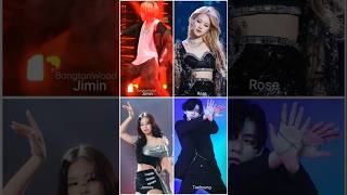 Bts vs Blackpink dance who is Best 🔥 jimin rose jennie Taehyung ytshorts btsshorts blackpink [upl. by Dannel]