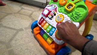 VTech SittoStand Learning Walker Review by MomsFocus [upl. by Lonnie]