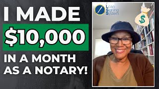 I Made 10000 in a Month as a Notary Signing Agent Maryland  Loan Signing System Review [upl. by Nylarat]