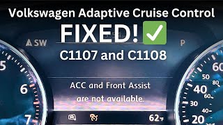 How To Fix Adaptive Cruise Control ACC Issues  Volkswagen Audi and Porsche [upl. by Frederick]